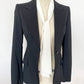 Ivory Skinny Scarf, Neck Bow, Neck Tie