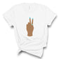 Peace sign t-shirt for women