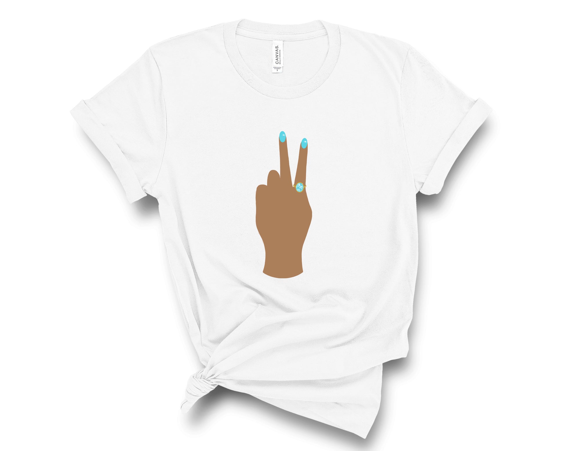 Peace sign t-shirt for women
