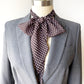 Polka Dot Long Skinny Scarf, Neck Bow Tie