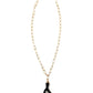 Black Coral Branch Necklace, Amulet Charm Pendant Necklace Handmade Jewelry