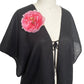 Large Flower Pin - Pink Peony Brooch