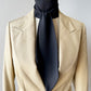 Women's Black Skinny Scarf