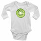 Kiwi Fruit Baby One Piece, Long Sleeve, White