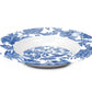 Block Print Inspired Batik Bowl Set, Blue & White