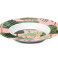 Tropical Trees Luxury Plastic Bowls, Pink and Green Mughal Garden Palm Tree Print, Choose Single or Set