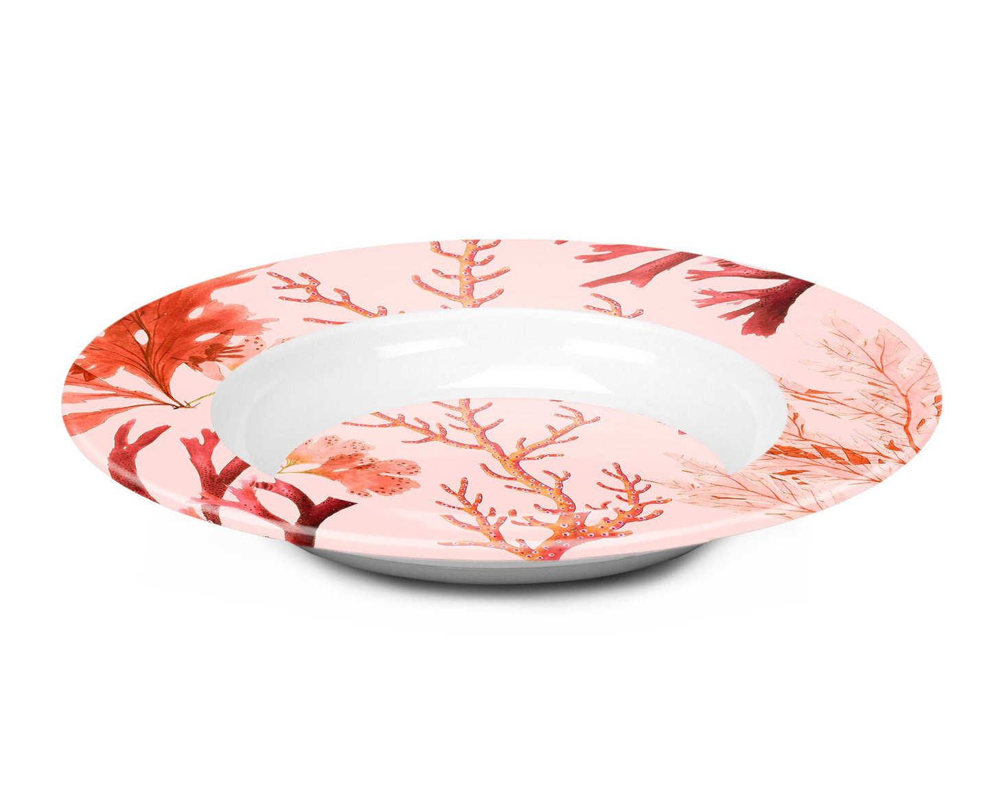 Coral Reef Bowls, Set of 4, Pale Pink, Luxury Thermosaf Plastic