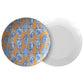 Chinoiserie Ginger Jars Print Plates Set