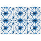 Indigo Blue Shibori Tie Dye Pet Food Place Mat.