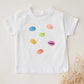 Macaron Toddler Tee Shirt, White