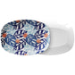 Monstera Leaves Platter, Blue, Luxury Thermosaf Plastic
