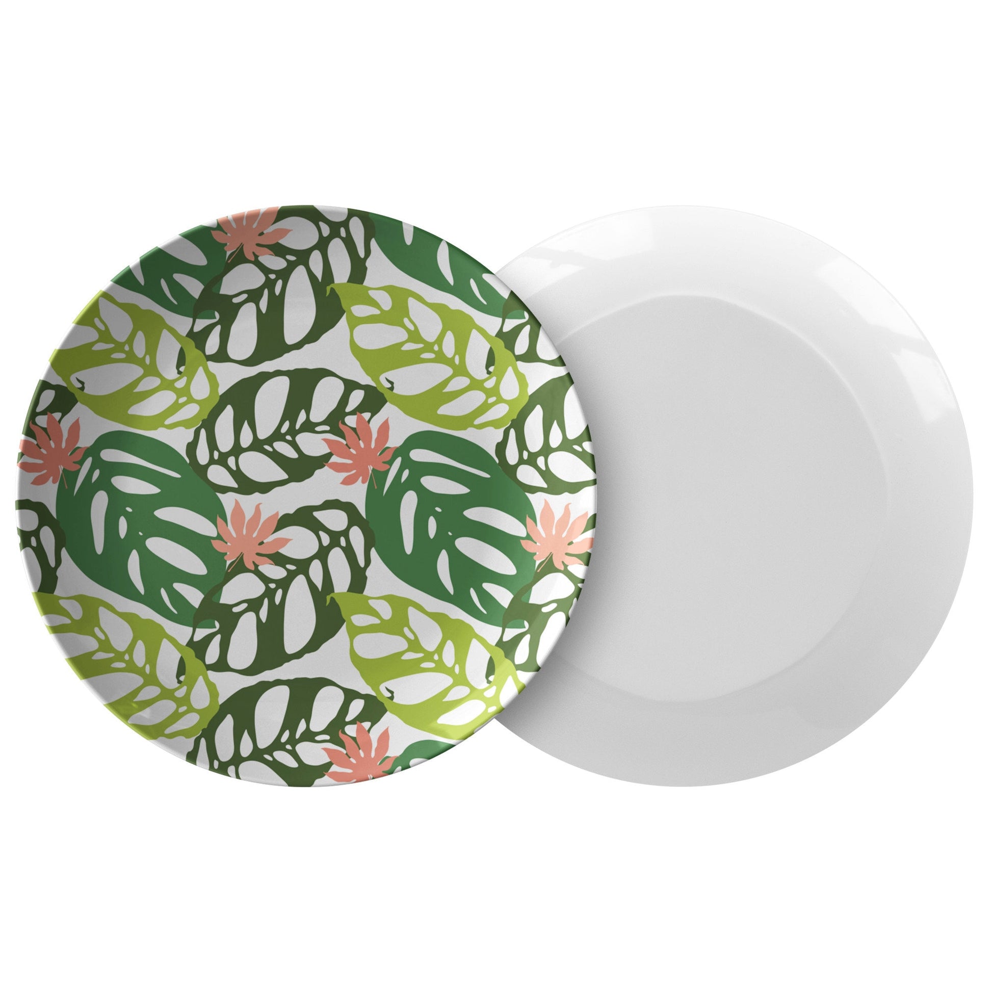 Tropical Palm Leaf Plate Set, Alyssa Reuven Original Design 