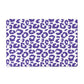 Pet Feeding Mat, Leopard Print, Purple Grape and White