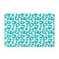 Pet Feeding Mat, Leopard Print, Chic Blue and White