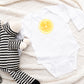Lemon Baby One Piece, Long Sleeve, White
