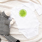 Lime Baby One Piece, Long Sleeve, White