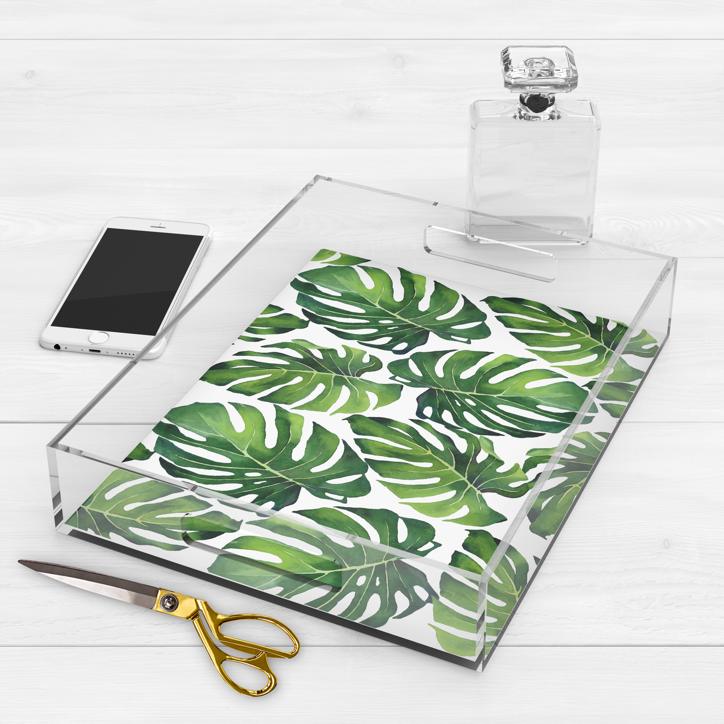 Tropical Palm Leaf Tray